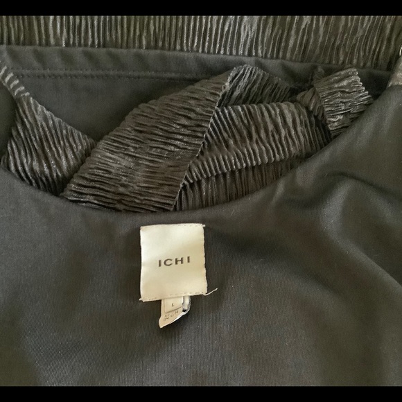 ICHI Textured Ruffle Tank - Picture 6 of 6